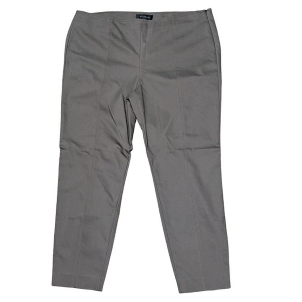 St. John side zip dress pant, trouser khaki high waisted business casual size 16